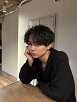 メンズココ 日本橋店(MENS COCO)&nbsp;ツイストスパイラルパーマメンズセンターパート