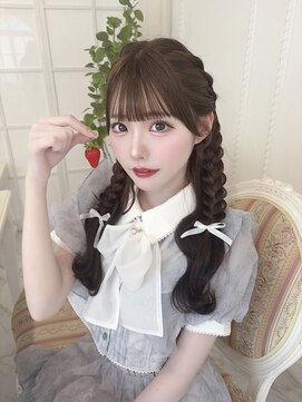 リルミー ミュエナ 大須 矢場町(Lilme myuena) ダークパープル/ナチュラルショート/ミルクブラウン/夏/名古屋