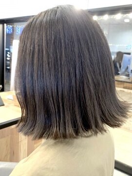 クアトログランシュ 水戸店(QUATRO×GranCieux) 外ハネグレージュ