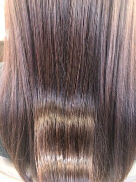 ミリュウ(Milieu) 暖色カラー 毛先まで艶カラーに