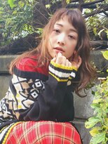 エムスラッシュ たまプラーザ(M.SLASH)&nbsp;オン眉/暖色系カラー/抜け感/くせ毛風/セミディ/たまプラーザz1