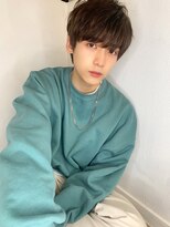 【山田】ナチュラルメンズニュアンスパーママッシュショート