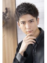 サングース(Sungoose)&nbsp;★短髪パーマプラチナアッシュブルーグレージュ