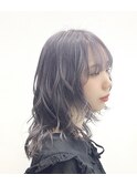 パープルシルバーミディアムウルフストリートスタイル【林京平】
