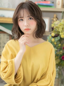 カバーヘアアンドスパ ブリス 浦和(COVER HAIR&SPA bliss) バレイヤージュくせ毛風小顔なみなみウェーブa浦和20代30代40代