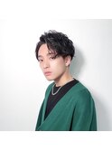 耳掛け大人アップバング