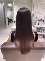 フォルテ 横浜店(FORTE)&nbsp;モテ髪ヘアカタログ、外ハネボブ、ペールベージュ、髪質改善