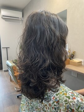 ロングパーマ L ヒラタパーマのヘアカタログ ホットペッパービューティー