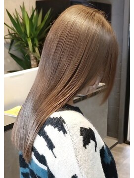 ルーツ(Roots) 地毛風カラー/ミルクティーアッシュ/ことりベージュ/ブリーチ