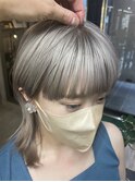 【BEAT S】ホワイト/スモーキー/ネオウルフ/名古屋美容院