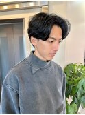 ナチュラル毛流れセンターパート