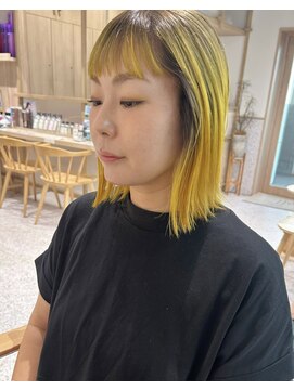 ゼストソエル(ZEST soell) イエローカラー グラデーション