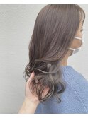インナーカラー/アッシュホワイト