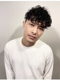 スペインパーマ☆40代男性髪型/50代男性髪型/60代男性髪型