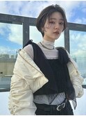 【 ハンサムマッシュ × アッシュベージュ 】浅野美紀
