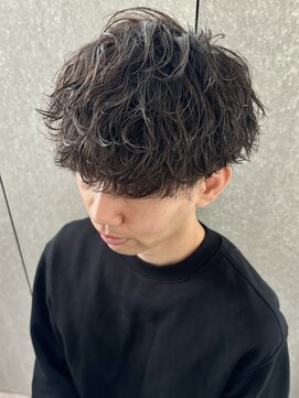 ニアウ 高崎店(Niau) マッシュ波巻きシャドウツイストスパイラルパーマショート眉毛