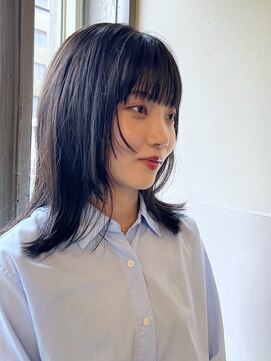 ニコナチカ(nico nachika) 黒髪艶髪セミロング