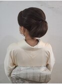 和装シニヨン