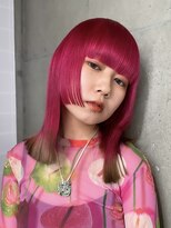 キャロルガーデンズ ボコカ 表参道(Carroll Gardens bococa)&nbsp;ピンク　暖色　ブリーチ　カラー　ビビット