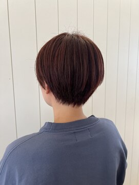 アドラーブル 万代店 (adorable) 大人可愛い丸みショートボブピンクラベンダー