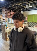 スパイキーショートパーマ