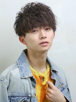 リップス 表参道店(LIPPS)&nbsp;『シャープパーマ』緩め無造作刈り上げマッシュ