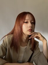 ミナリ(minari) layer cut × orange brown