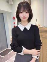 ロンド ロビン 栄(Lond robin)&nbsp;韓国/前髪/縮毛矯正/レイヤー/ショートボブ/ボブ