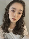 【PARK】アッシュベージュ×ラフウェーブ