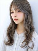 ハイライトカラー　アッシュベージュ