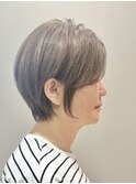 ショートカット/白髪ぼかし/髪質改善/豊中/岡町