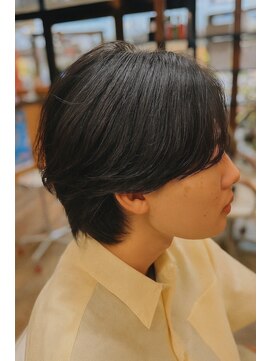 スタジオノブ(Studio nob) メンズヘア/メンズカット/センターパート/アップバング