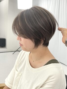 ジービージー(GBG) くびれショートボブ40代50代グレイカラー白髪染め白髪ぼかし