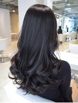 アース 天満橋店(HAIR & MAKE EARTH) 冬カラー◎透明感◎柔らかグレージュロング20代30代