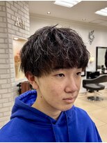 アッシュ 稲田堤店(Ash)&nbsp;メンズパーマ × 清潔感 × ナチュラルショート