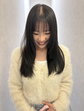 エムサロン 元総社(emusalon) 【Yuuka】顔まわりレイヤーにブルーで透明感＾＾