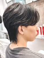 ルースト 京都四条大宮店(ROOST)&nbsp;センターパート/ニュアンスパーマ／曲がる縮毛矯正/MEN'S