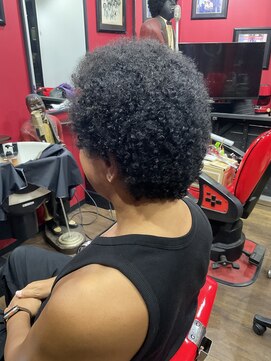 アフロパーマ　ショート