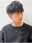 大人ナチュラルヘアモテ髪フェザーパーマ好感度◎前髪パーマ