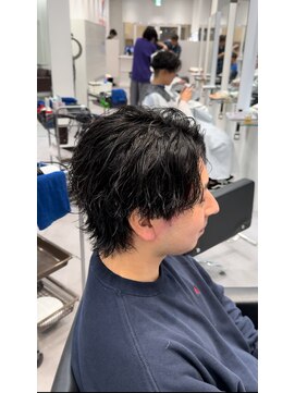 オーシャントーキョー 仙台(OCEAN TOKYO) ツイストスパイラルマッシュ刈り上げツーブロックメンズパーマ