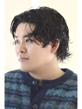 にもう メンズパーマ　サーフカール