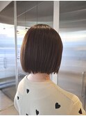 春の小顔◎韓国風タッセルストレートボブ×シースルー