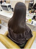 髪質改善トリートメント×オリーブグレージュ