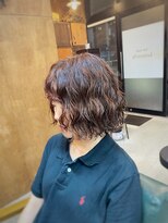 コモレビ(komorebi)&nbsp;【山本智文】ボブデザインパーマ