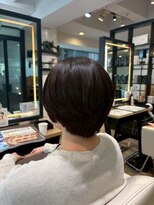ジュイール(jouir)&nbsp;三鷹白髪ぼかしハイライトショートボブウルフショートカット韓国