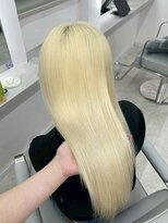 ミル 心斎橋(MIL)&nbsp;ハイトーンプラチナブロンド/艶髪ロング/心斎橋