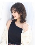 20代30代40代大人可愛いミディアムレイヤー　おおたかの森