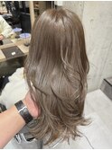 ブリーチなしグレージュカラー/イルミナカラー/グレージュカラー
