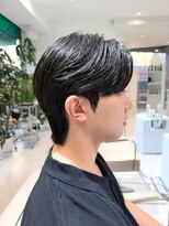 ノラ ウメダ(NORA UMEDA) 韓国ヘア ダウンパーマ×シースルーマッシュ×ショートマッシュ