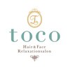 ヘア アンド フェイス トコ(Hair&Face toco)のお店ロゴ